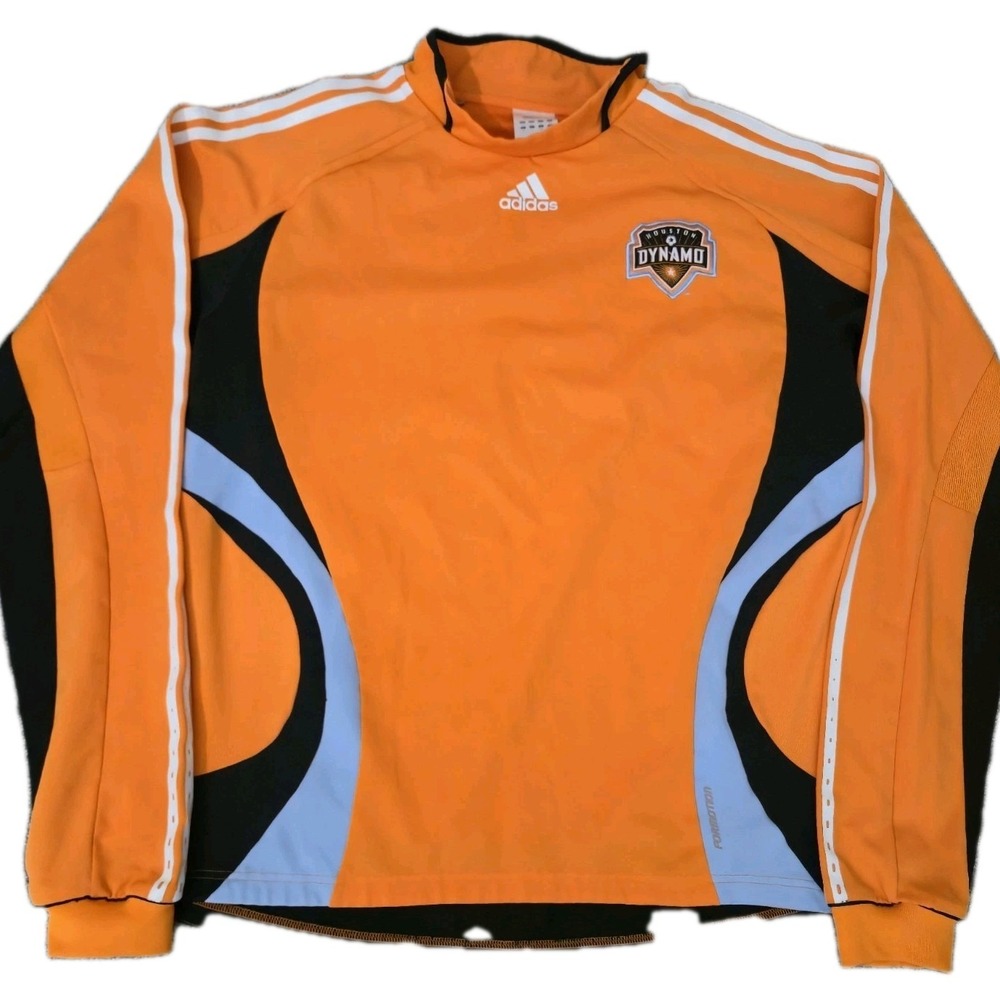Vintage MLS Houston Dynamo Adidas 2006 Training Top Soccer Jersey RARE Formotion